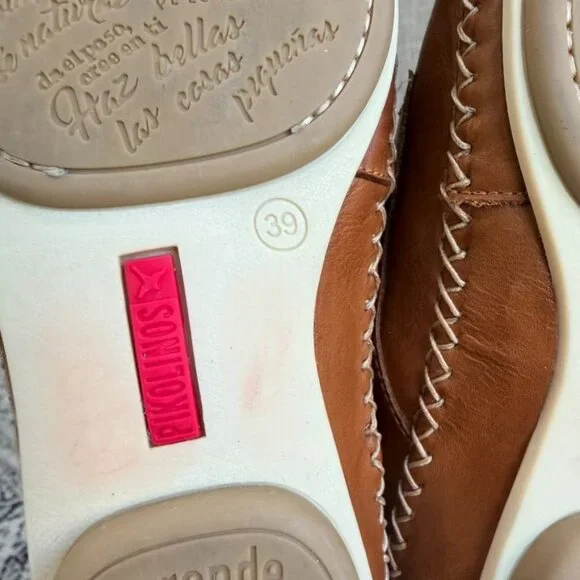 Pikolinos Roma Flat Leather Shoes – Brown (EU 39) - Picture 7 of 8